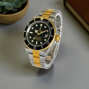 rolex submariner dual tone black dial.jpeg
