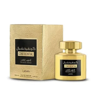 confidential private gold lattafa parfum arabesc dama 100 ml 4.webp
